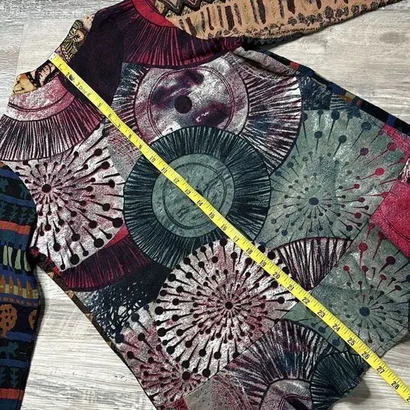 Vintage Sacred Threads, size small, tie neck, pockets, like new! WA-1583 - Picture 6 of 8